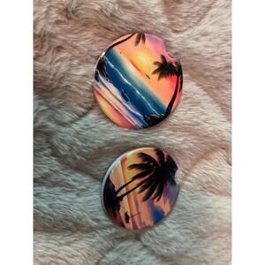 2 pair car coasters